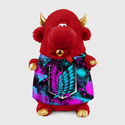 Игрушка-бычок НЕОНОВЫЙ РАЗВЕД КОРПУС цвета 3D-красный — фото 1