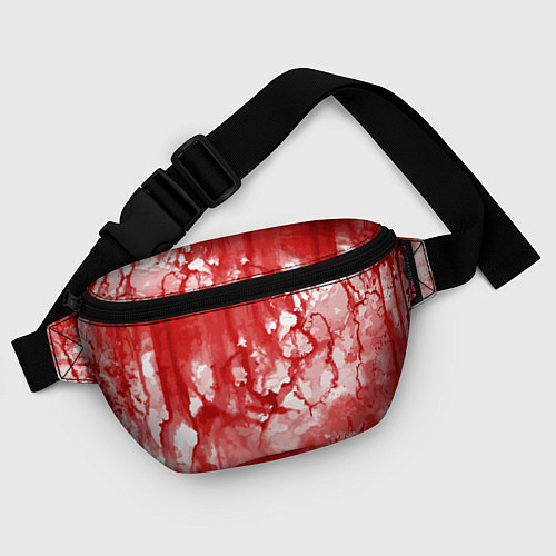 Поясная сумка Кровь акварельная на Хеллоуин / 3D-принт – фото 4