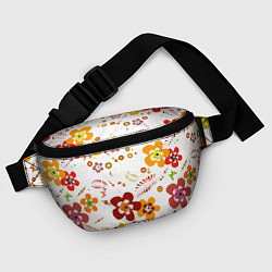 Поясная сумка Летние цветы, цвет: 3D-принт — фото 2