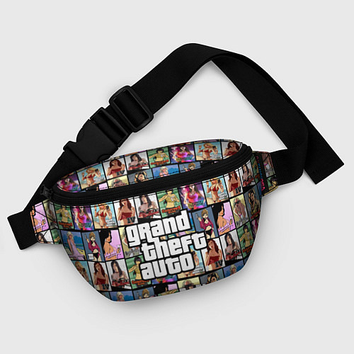 Поясная сумка GTA - все девушки персонажи / 3D-принт – фото 4