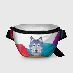 Поясная сумка Волк: геометрия, цвет: 3D-принт
