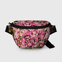 Поясная сумка Розовый рай, цвет: 3D-принт