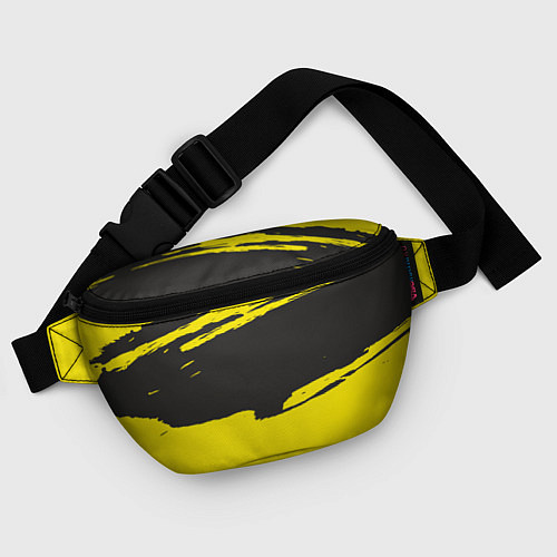 Поясная сумка Чёрно-жёлтый / 3D-принт – фото 4