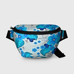 Поясная сумка Весенний узор, цвет: 3D-принт