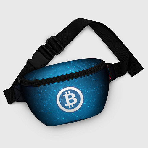 Поясная сумка Bitcoin Blue / 3D-принт – фото 4