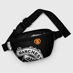 Поясная сумка Man United: Black Collection, цвет: 3D-принт — фото 2