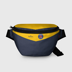 Поясная сумка PSG: Navy Yellow, цвет: 3D-принт