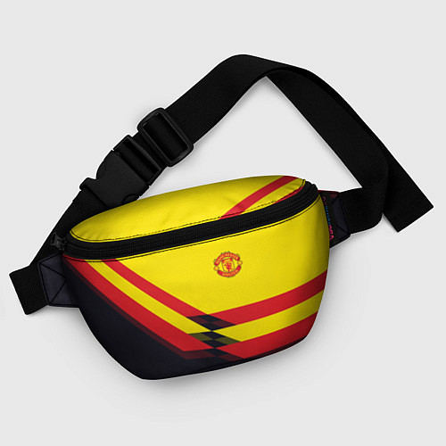 Поясная сумка Man United FC: Yellow style / 3D-принт – фото 4