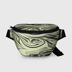 Поясная сумка Серый узор, цвет: 3D-принт