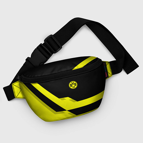 Поясная сумка BVB FC: Yellow style / 3D-принт – фото 4