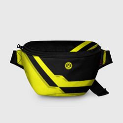 Поясная сумка BVB FC: Yellow style, цвет: 3D-принт