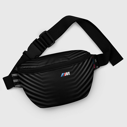 Поясная сумка BMW M BLACK & GREY / 3D-принт – фото 4