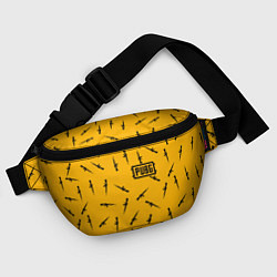 Поясная сумка PUBG: Yellow Weapon, цвет: 3D-принт — фото 2