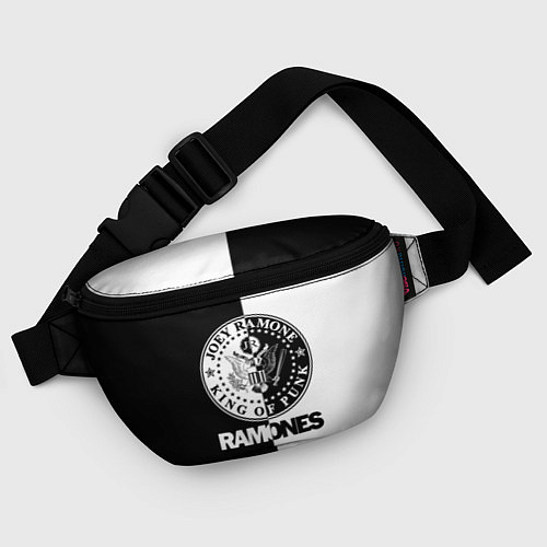 Поясная сумка Ramones B&W / 3D-принт – фото 4