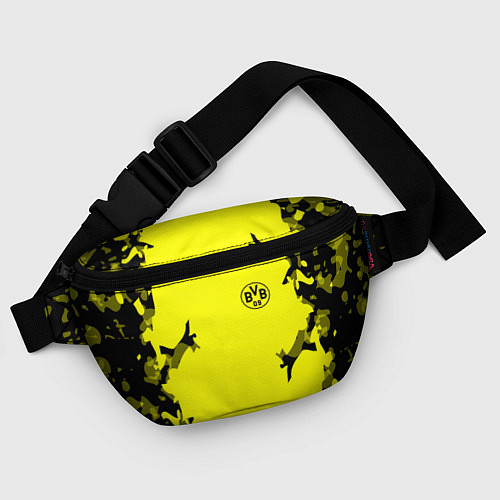 Поясная сумка FC Borussia Dortmund: Yellow Original / 3D-принт – фото 4