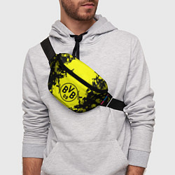 Поясная сумка FC Borussia Dortmund: Yellow & Black, цвет: 3D-принт — фото 2