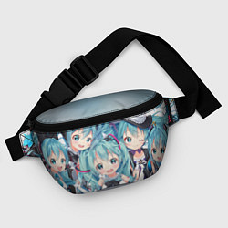 Поясная сумка Hatsune Miku, цвет: 3D-принт — фото 2