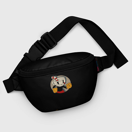 Поясная сумка Cuphead: Black Mugman / 3D-принт – фото 4