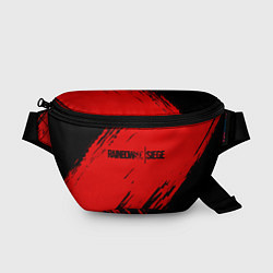 Поясная сумка R6S: Red Style, цвет: 3D-принт
