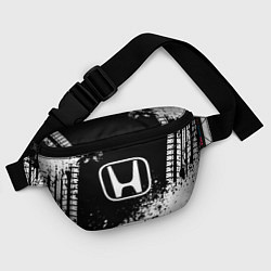 Поясная сумка Honda: Black Spray, цвет: 3D-принт — фото 2