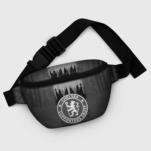 Поясная сумка FC Chelsea: Grey Abstract / 3D-принт – фото 4