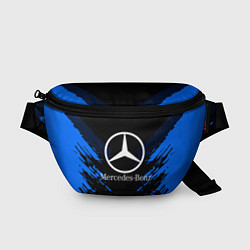 Поясная сумка Mercedes-Benz: Blue Anger, цвет: 3D-принт