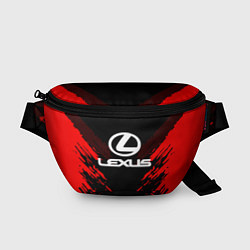 Поясная сумка Lexus: Red Anger, цвет: 3D-принт