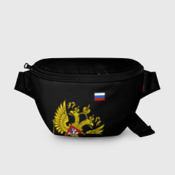 Поясная сумка Флаг и Герб России, цвет: 3D-принт