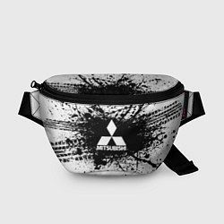 Поясная сумка Mitsubishi: Black Spray, цвет: 3D-принт
