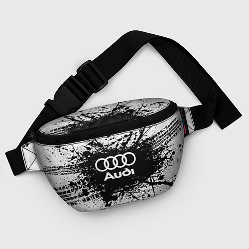 Поясная сумка Audi: Black Spray / 3D-принт – фото 4