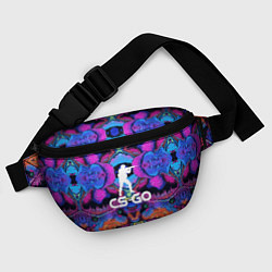 Поясная сумка CS:GO Violet Hyper Beast, цвет: 3D-принт — фото 2
