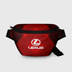 Поясная сумка Lexus: Red Light, цвет: 3D-принт