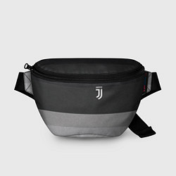 Поясная сумка ФК Ювентус: Серый стиль, цвет: 3D-принт