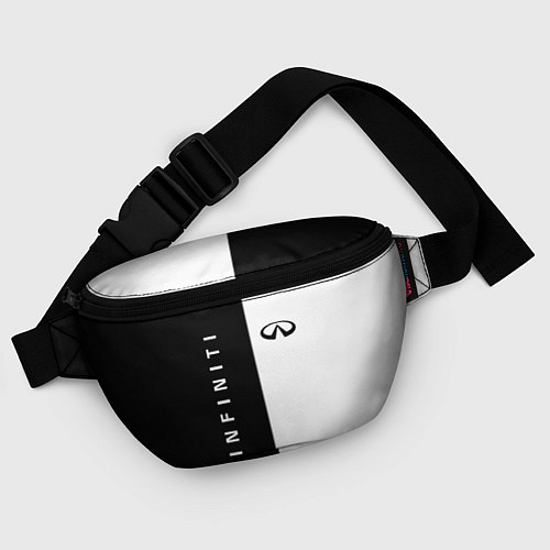 Поясная сумка Infiniti: Black & White / 3D-принт – фото 4