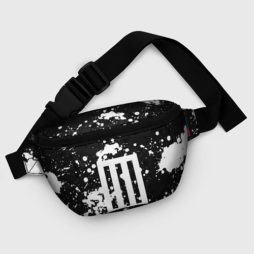 Поясная сумка Paramore: Black & White / 3D-принт – фото 4
