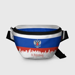 Поясная сумка St. Petersburg: Russia, цвет: 3D-принт