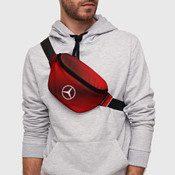 Поясная сумка Mercedes: Red Carbon, цвет: 3D-принт — фото 2