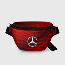 Поясная сумка Mercedes: Red Carbon, цвет: 3D-принт