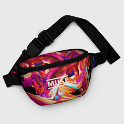 Поясная сумка MUSE: Neon Colours, цвет: 3D-принт — фото 2