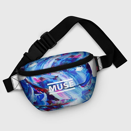 Поясная сумка MUSE: Blue Colours / 3D-принт – фото 4