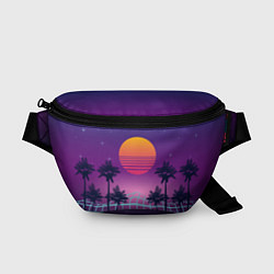 Поясная сумка The 80s Beach, цвет: 3D-принт