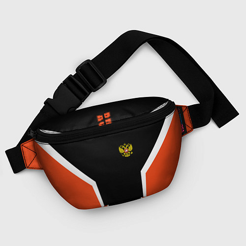 Поясная сумка Russia: Orange Sport / 3D-принт – фото 4