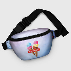 Поясная сумка Ice Creme, цвет: 3D-принт — фото 2