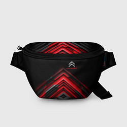 Поясная сумка Citroen: Red sport, цвет: 3D-принт
