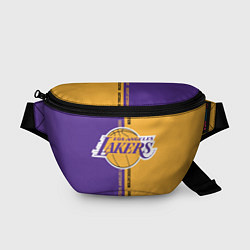 Поясная сумка NBA: LA Lakers, цвет: 3D-принт