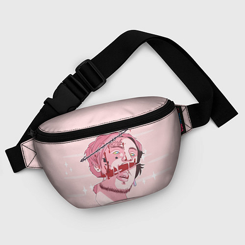 Поясная сумка Lil Peep: Dead Face / 3D-принт – фото 4
