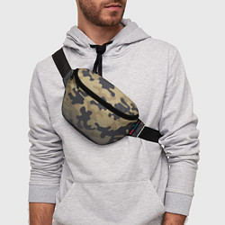 Поясная сумка Camouflage Khaki, цвет: 3D-принт — фото 2