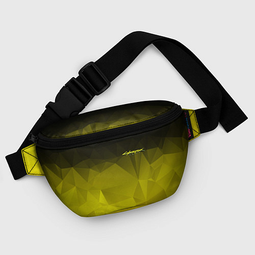 Поясная сумка Cyberpunk 2077: Yellow Poly / 3D-принт – фото 4