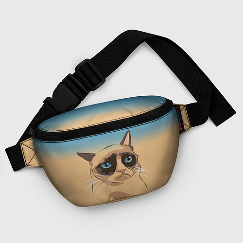 Поясная сумка Grumpy cat / 3D-принт – фото 4