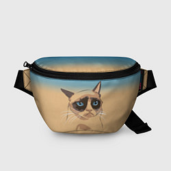 Поясная сумка Grumpy cat, цвет: 3D-принт